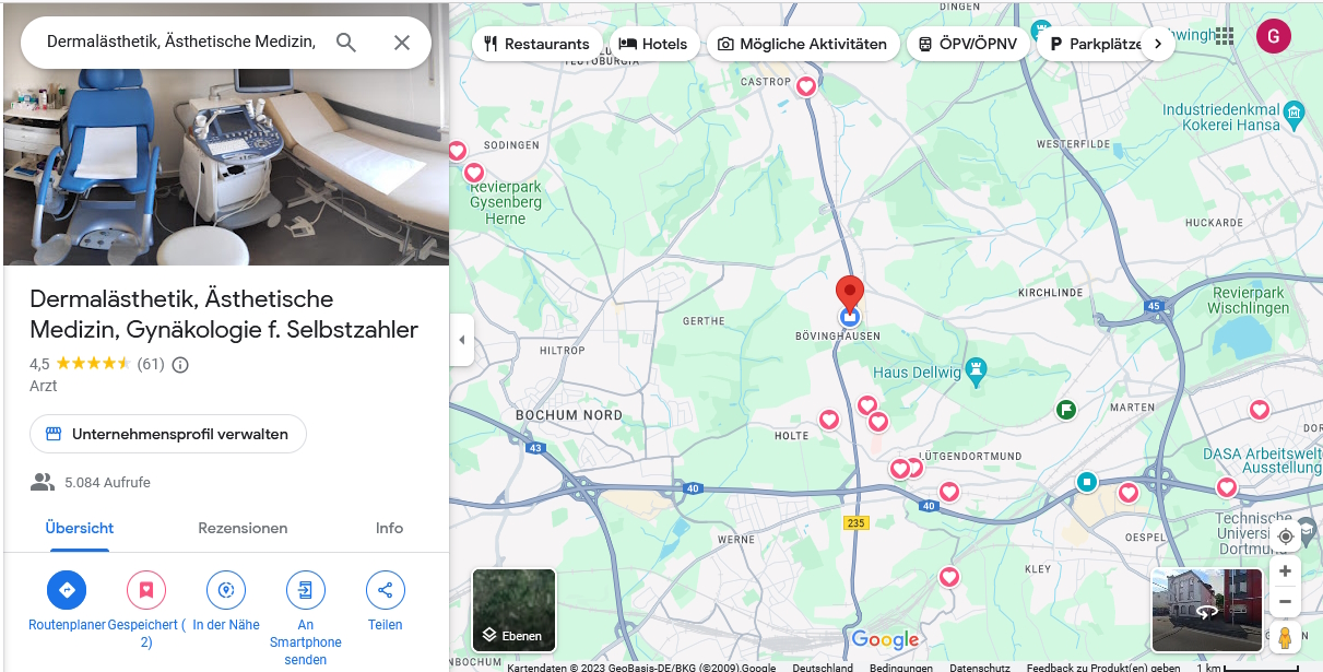 Maps Übersicht 